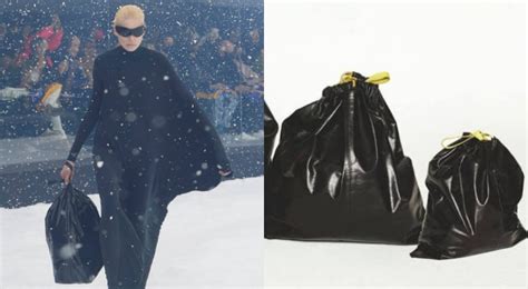 bolsa balenciaga saco de lixo